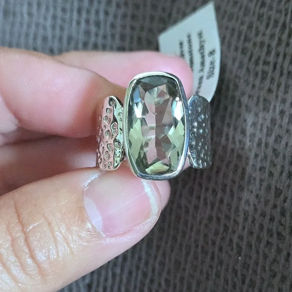 Shivam Green💚 Amethyst Statement Ring💍 - NWT